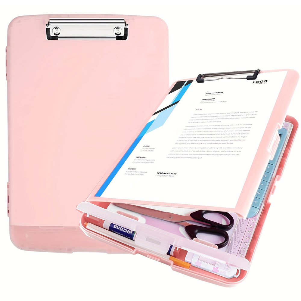 Leather Work Folder - 1 szt. wielofunkcyjnego dwuwarstwowego segregatora z