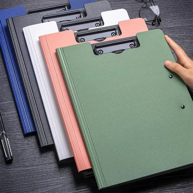Leather Work Folder - Teczka A4 z klipsem, podkładka do
