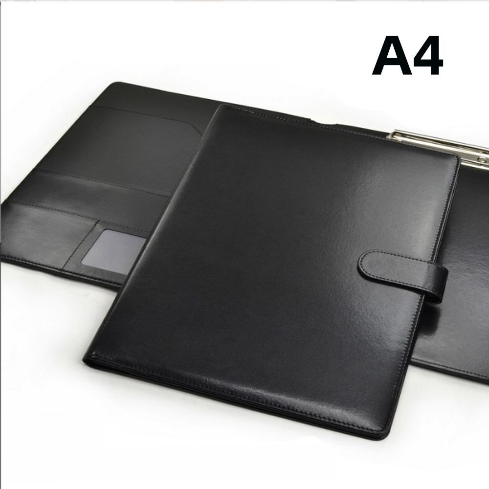 Leather Work Folder - Teczka konferencyjna A4 Teczka biznesowa Teczka