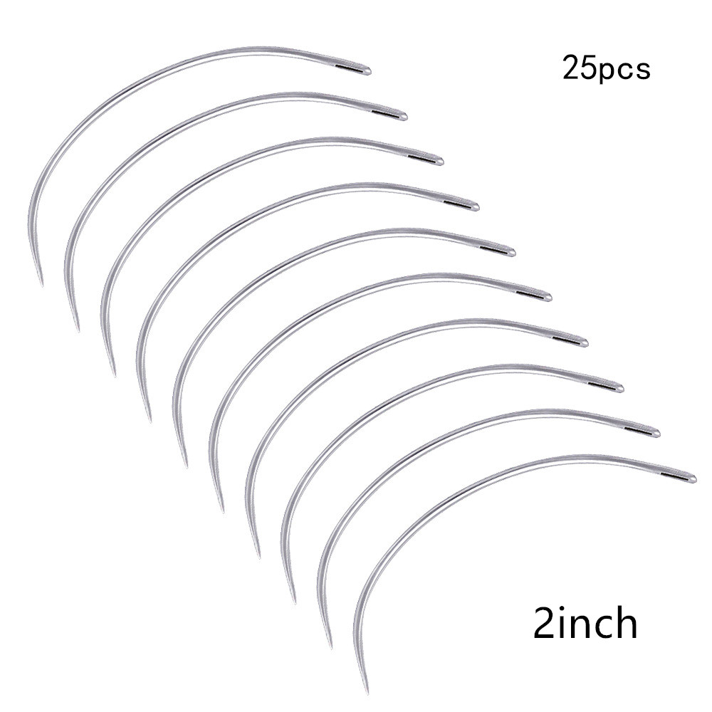 Leatherwork Needles - 25szt Typ C Zakrzywione ręcznie robione