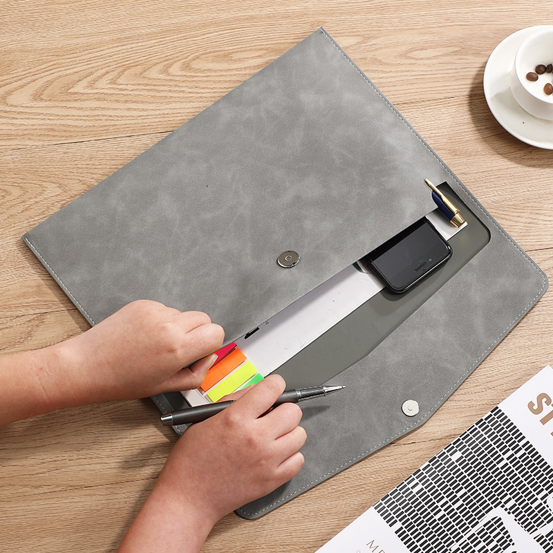 Leather Work Folder - Torba na dokumenty A4 ze skóry