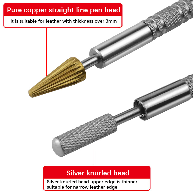 Skórzany aplikator z podwójną  – Leatherwork Roller recenzja i cena