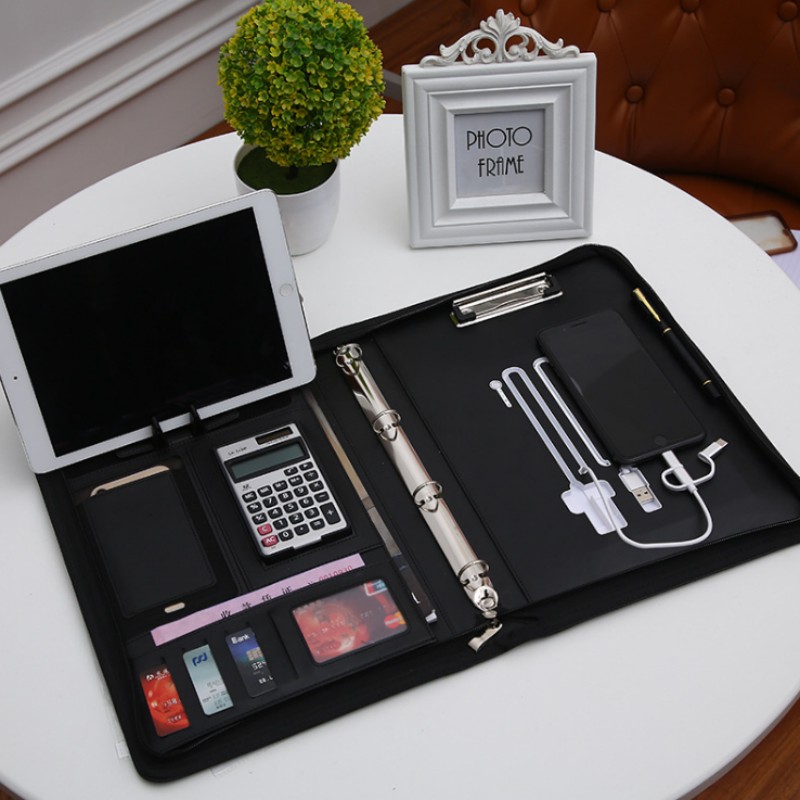 Wielofunkcyjny teczka konferen – Leather Work Folder recenzja i cena