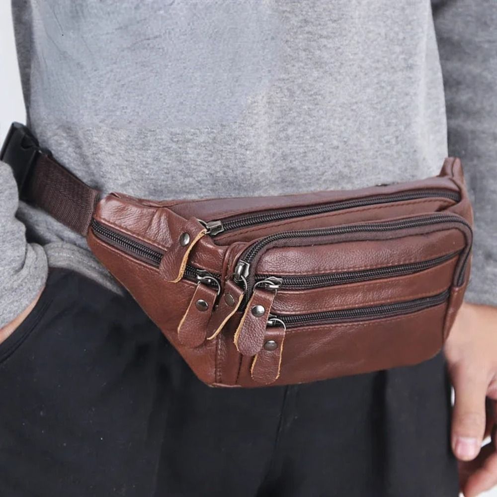 Męska saszetka na pas ze skóry – Leatherwork Wallet recenzja i cena
