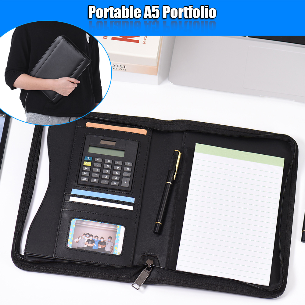 A5 Portfolio biznesowe Folder  – Leather Work Folder recenzja i cena