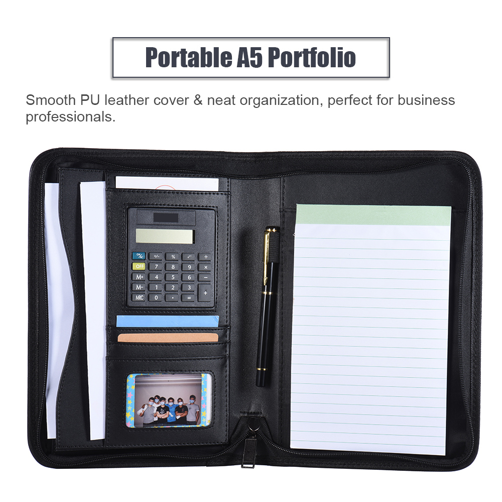 A5 Portfolio biznesowe Folder  – Leather Work Folder recenzja i cena