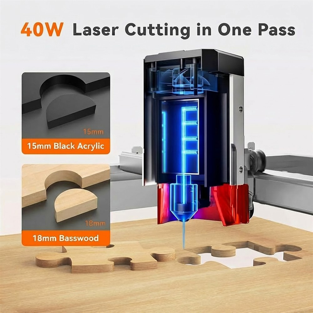 TOOCAA L2 40W AI Laserowa Masz – Leatherwork Classes recenzja i cena