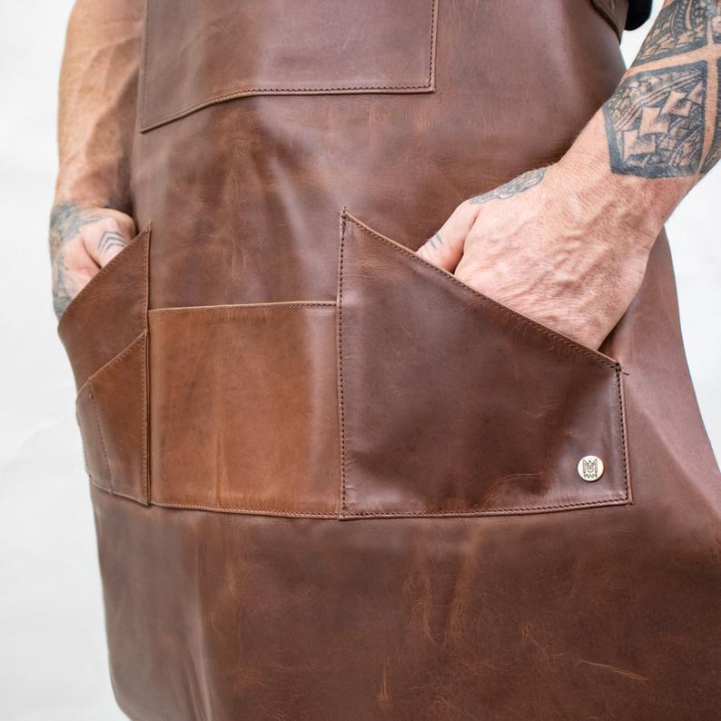 Fartuch roboczy ze skóry PU, z – Leatherwork Tattoo recenzja i cena