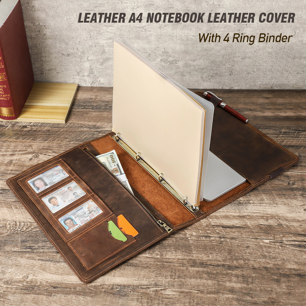 Luksusowy notatnik biznesowy A – Leather Work Folder recenzja i cena